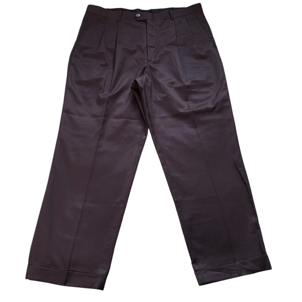 Alfani Wool Pants Trouser‎ Slacks Size 38x29L Black Dress Pants Office Career